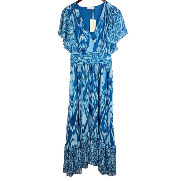 Ramy Brook | Taza Ikat Printed Joanie Dress, M NWT - Picture 2 of 12